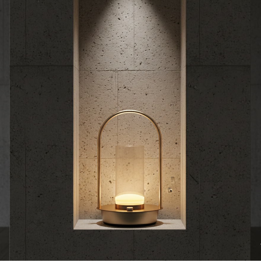 LumaEssence Lantern | LED Touch-Control | Modern