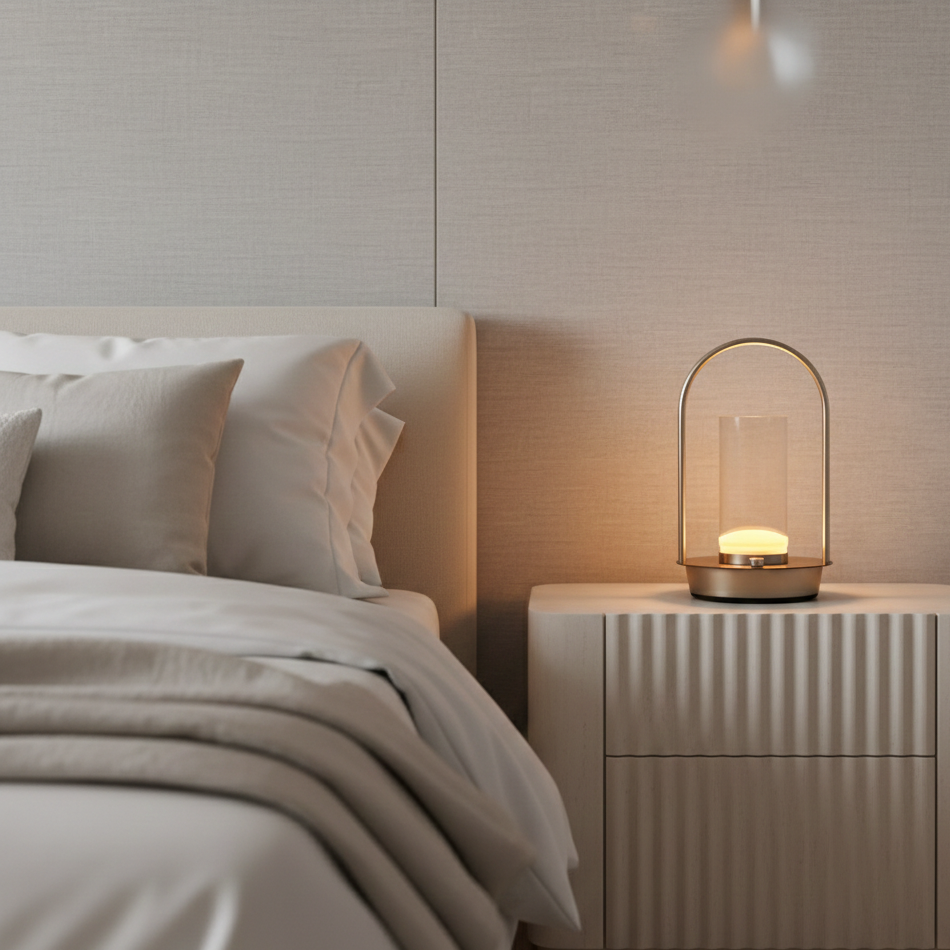 LumaEssence Lantern | LED Touch-Control | Modern