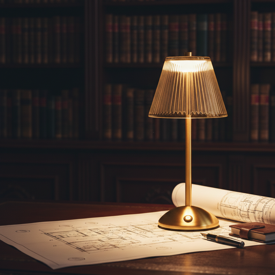 Crystal Toccato Table Lamp | LED, Touch-Control | Vintage